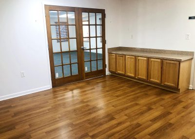 Superior Lane doors leading to office space